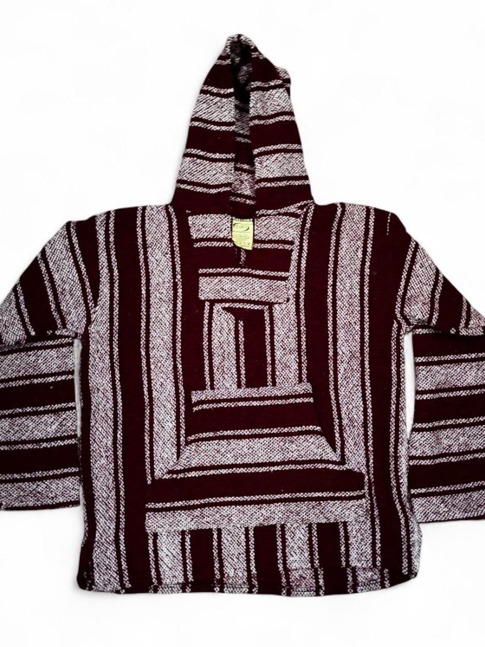 Frank’s Textiles Women’s Size Medium Classic woven Baja pullover hoodie